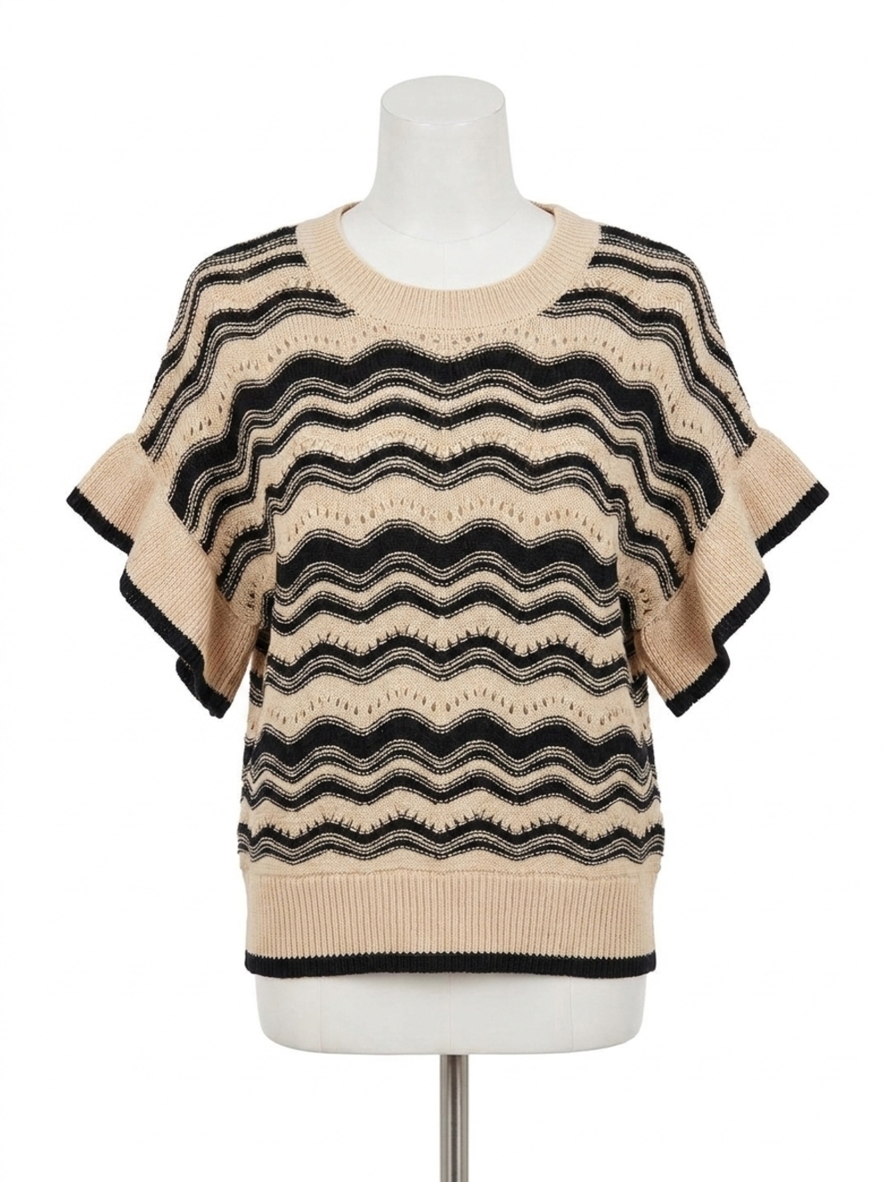 NEW TRIBAL tipping detail sweater in canvas